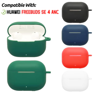 Dành Cho Huawei Freebuds SE 4 ANC Tai Nghe Silicon Mềm Chống Sốc Vỏ Bảo Vệ Có Móc Chống Mất