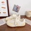 Milk White Translucent Forrest Gump Shoes For Women Ugly And Cute Summer New Style Chic Niche Ko
