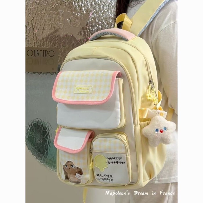 Cute And Good-Looking Schoolbags For Girls, Student Pain Bags, Backpacks, Large Capacity College