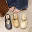 New Casual New Fashion Women's Outerwear Versatile Soft Bottom Baotou Half Drag Summer Lazy Shoe