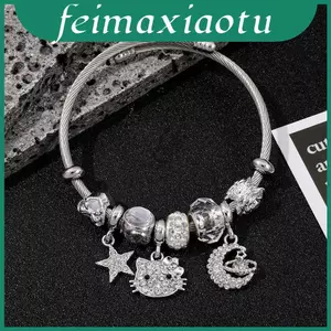 Vòng tay thời trang dễ thương với lớp hoàn thiện mạ điện để tặng và quà tặng du lịch