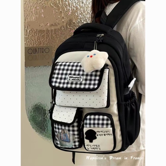Cute And Good-Looking Schoolbags For Girls, Student Pain Bags, Backpacks, Large Capacity College
