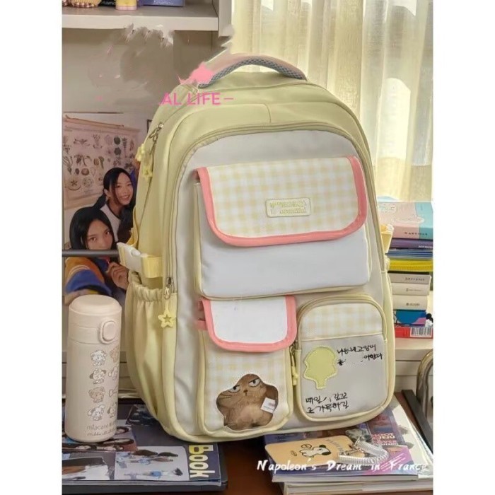 Cute And Good-Looking Schoolbags For Girls, Student Pain Bags, Backpacks, Large Capacity College