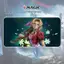 Playmat Aerith - MTG Magic The Gathering x Final Fantasy Anime Battle Card Stitched Edges Mousepad