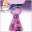 Váy ngủ công chúa Stitch Girl với chất liệu Polyester mềm cho bé gái mới biết đi