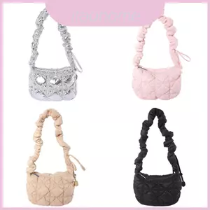 Túi Cotton Đeo Ngang Cho Nữ Thiết Kế Giọt Nước Có Dây Kéo Hàng Ngày Thường Ngày Cho