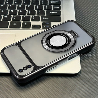 Ốp Lưng Cho iPhone X Xs Xr Xs Max Cửa Sổ Lớn Cao Cấp Trong Suốt Điện Thoại Thẩm Mỹ 3D Đế Điện Thoại Thiết Kế Mới