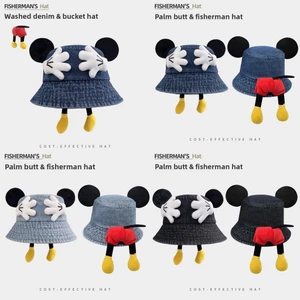 Mũ Denim chuột có bảo vệ tia cực tím và thiết kế hợp thời trang cho vẻ ngoài đi biển mùa hè