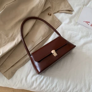 Summer New Women's Bags, Baguette Bags, Fashionable Retro Armpit Bags, Casual Atmosphere Handbag