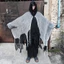 Áo choàng kinh dị ma có đệm vải Polyester cho phụ kiện Halloween Trang phục ban đêm