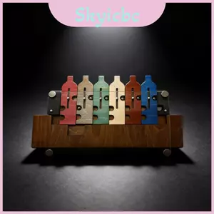 Câu đố bằng gỗ Brain Teaser có nắp để học tập tại nhà Quà tặng và sử dụng