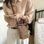 Korean Style Fashion Portable Vegetable Basket Bag New Niche Fashion Straw Bucket Bag Shoulder C