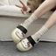 Cartoon Cute Hello Kitty Baotou Half Slippers Women's Outerwear Spring New Thick-soled Seaside B