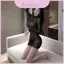 Váy ngắn tay lưới Sheer bằng vải Polyester Sheer cho mùa hè mặc thường ngày