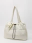 Túi Cotton Tote Có Dây Rút Đóng Và Túi Zip Bên Trong Hàng Ngày Errands Cho