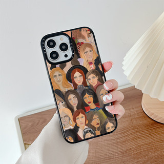 Ốp Lưng Tuần Lễ Thời Trang Trái Tim Evangelista Tương Thích Cho IPhone 11 14 15 16 Pro Max 12 13 Mini Cover X XR XS Max Silicone Mềm Trong Suốt SE 2022 6 7 8 Plus Vỏ Chống Sốc