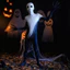 Bộ đồ liền thân trò chơi chủ đề Skeleton có in kỹ thuật số cho trẻ em và bữa tiệc Cosplay