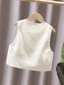 Nữ Quốc Gia Phong Cách Xuân Hè Mới Đường Phù Hợp Với Trung Quốc Thêu Đĩa Nút Hanfu Áo Vest Trẻ E