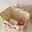 Dụng cụ sắp xếp có thể gập lại họa tiết hoa lớn có chất liệu Cotton để lưu trữ phòng khách