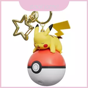 Bulbasaur Psyduck Piplup Móc khóa Pvc dạ quang có bóng Pok với phong cách hoạt hình để làm quà tặng và trang trí