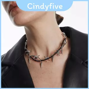 Gothic Gai Vòng Cổ Hợp Kim Mặt Dây Chuyền Trang Sức Cho Nam Nữ Phụ Kiện Thời Trang Mùa Xuân