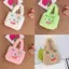 Tote sang trọng hình quái vật hoạt hình có dây kéo và túi điện thoại bên trong cho thời trang trẻ trung và sử dụng hàng ngày