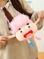Túi Mini hoạt hình quái vật ngộ nghĩnh với thiết kế khối màu đi chơi thông thường cho
