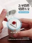 Máy Cắt Thuốc Nhật Bản Đóng Gói Phụ Hộp Đựng Thuốc Di Động Thuốc Phụ Một Điểm Bốn Hộ Gia Đình Kích Thước Nhỏ Máy Tính Bảng Mini Chia Một Điểm Hai