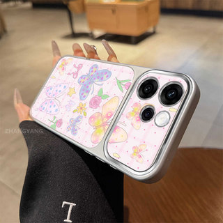 Ốp Lưng Cho OPPO Reno 15 Reno 15 Pro Reno 15F Reno 15C 5G Cửa Sổ Lớn Mờ Cao Cấp Vỏ Điện Thoại Thẩm Mỹ Bướm Nhiều Màu Sắc Và Mèo Dễ Thương Họa Tiết Thiết Kế Mới
‌
