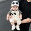 Áo liền quần mỏng mùa hè cho bé, Áo liền quần ngắn tay hình chú chó con dễ thương, Bộ áo liền