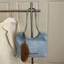 Armpit New Cartoon Denim Canvas Bag Tote Bag Women's Large Capacity Shoulder Fashion