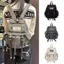 Now ~ Hàn Quốc matin k * m Ba lô đựng túi cỡ nhỏ Túi đi học Nhãn thông thường Ba lô kim loại Nylon