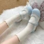 Màu Hồng Siêu Dễ Thương Chữ Velcro Giày Vải Nữ Trắng Giày Nữ Nhẹ Nhàng Và Giày Đa Năng