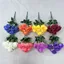 Và Bó hoa trang trí đám cưới nhân tạo Rose Daisy với hoa lụa để sử dụng sự kiện tại nhà và