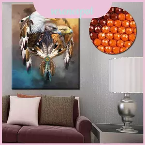 Tranh thêu chữ thập tự làm 5d quyến rũ với thiết kế Totem đại bàng để trang trí nội thất
