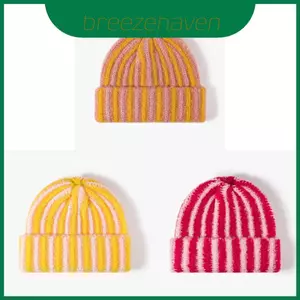 Mũ beanie dệt kim mùa thu hợp thời trang mùa đông có Acrylic thoáng khí cho phụ nữ