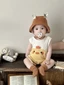 Bộ áo liền quần cho bé dành cho nam và nữ trong mùa hè mỏng cho bé sơ sinh quần áo mùa hè ngu