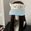 Korean Kitten Letter Embroidery Empty Top Hat Summer Casual Versatile Sun Protection Hat Outdoor