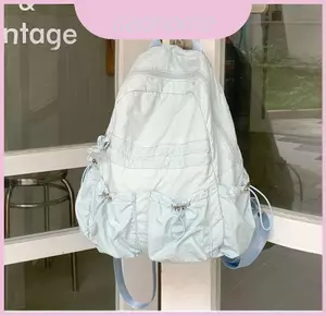 Ba lô du lịch bằng Nylon có khóa kéo và túi nhẹ để đi lại