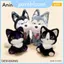 Búp bê Doha mềm Husky Động vật sang trọng có vải chất lượng cao Thời gian chơi cho trẻ em