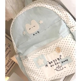 Ba lô nữ mẫu mới chấm bi hoa dễ thương thiết kế ba lô cao cấp cặp đi học đi làm sức chứa lớn dàn