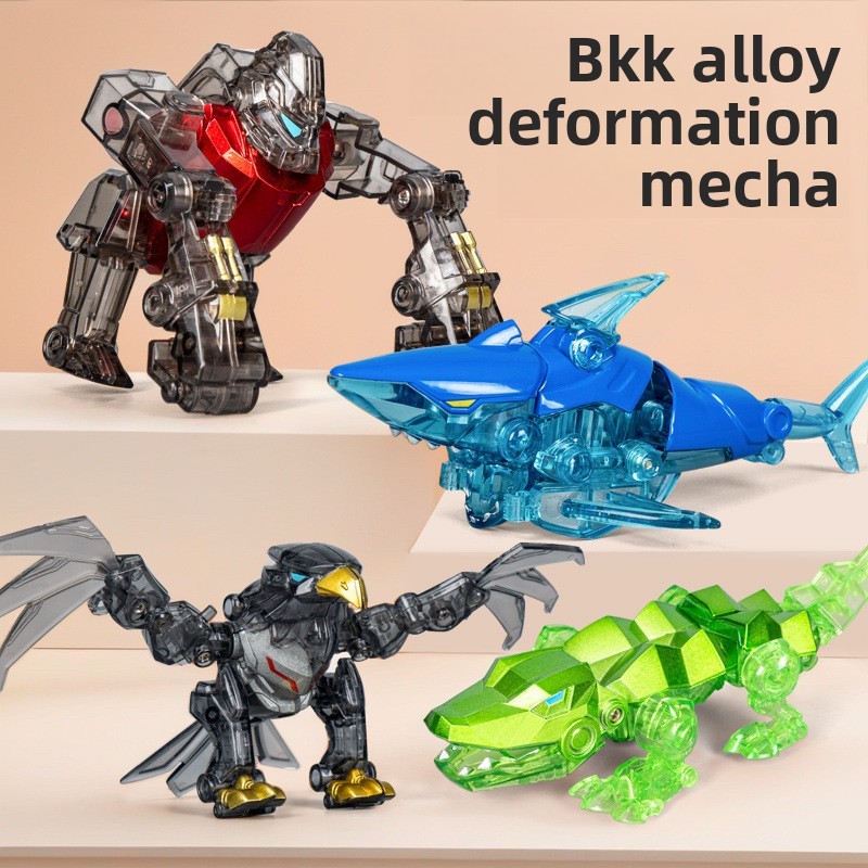 Mô hình robot hợp kim biến hình khỉ với bộ tự làm cho trẻ em và người sưu tập robot Teen