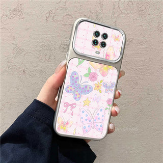 Ốp Lưng Cho Redmi Note 9 Pro Note 9s Note 9 4G Cửa Sổ Lớn Mờ Cao Cấp Vỏ Điện Thoại Thẩm Mỹ Nhiều Màu Sắc Bướm Và Mèo Dễ Thương Họa Tiết Thiết Kế Mới
‌