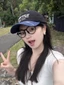 Korean Style Letter Color-blocking Baseball Hat For Women Summer Wide Brim Dopamine Face-showing