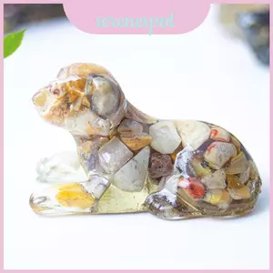 Trang trí động vật bằng nhựa Obsidian phong cách thanh lịch để trang trí văn phòng tại nhà hoặc
