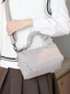 Túi Nylon nhỏ gọn dành cho nữ có khóa kéo và đường may hợp thời trang Chi tiết hàng ngày cho thời trang