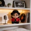 Đồ chơi Michael Plush Jackson với vải cọc ngắn cho trẻ em và người sưu tập