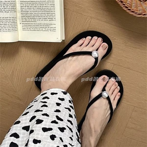 Dép xỏ ngón dép xỏ ngón thời trang mùa hè dép xỏ ngón giày đế bệt đi biển cho nữ