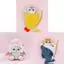 Móc khóa cá Sakura với đồ chơi tôm có thể mở rộng và bông Pp cho người sưu tập