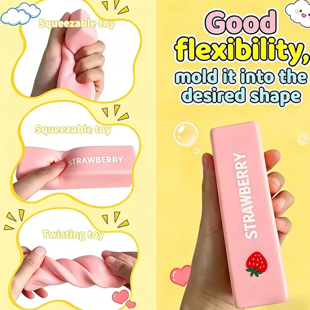 [2 CÁI] Đồ chơi căng thẳng Squishy bơ thực tế Fidget, Đồ chơi bóp mềm tăng chậm dành cho người lớn Giảm căng thẳng & Giảm lo âu
